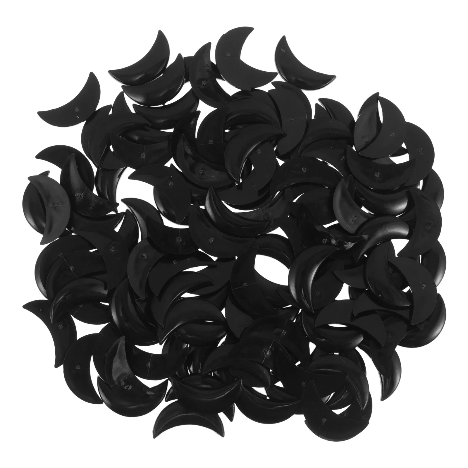 

200 шт. пластиковых заготовок для рукоделия в форме луны для шитья, вязания крючком и проектов с животными, аксессуары для поделок своими руками