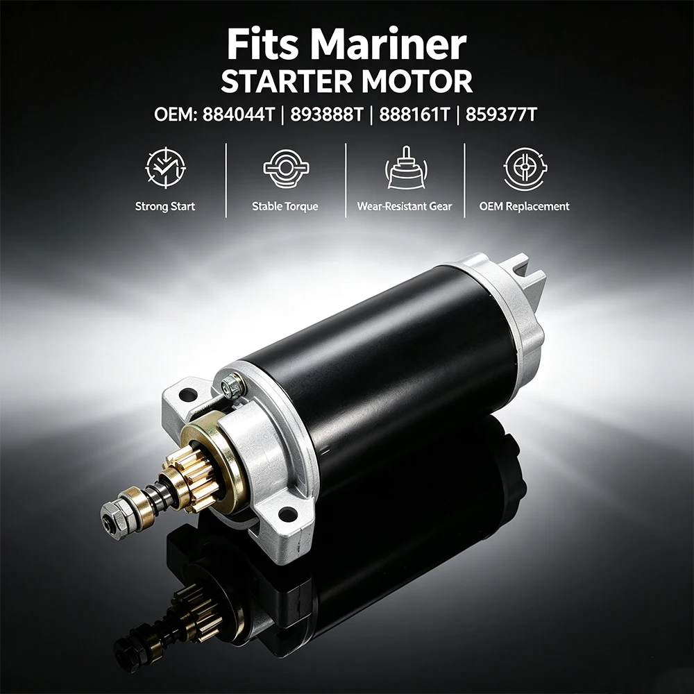 Mariner Engine - Marine For Mercury 40hp 50hp 60hp 40ELPT 50ELPT 60ELPT 50ELHPT 60ELHPT EFI B/F 4-Stroke Starter Motor Parts