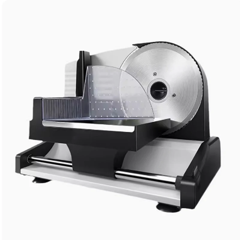 220V Electric Food Slicer Meat Food Household Desktop Meat Slicer Lamb and Beef Slicers 0-22mm Bread Ham Meat Cutting Machine
