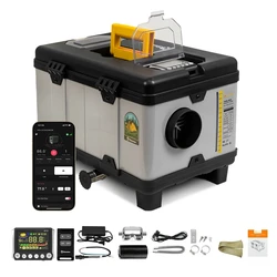 8KW Ultra Quiet Diesel Night Heater 12V/24V/110-240V Toolbox Diesel Air Heater With Adaptive Plateau/Display For Home Factory