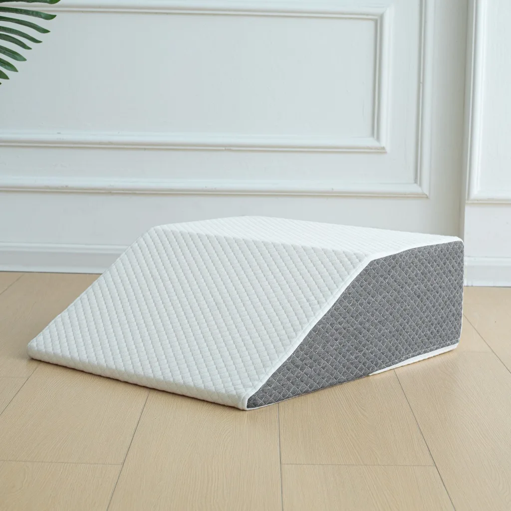 Leg Pillow Elevation Blood Circulation Leg Wedge for Elevation for Swelling After Surgery Memory Foam Foot Knee Pillow for Back