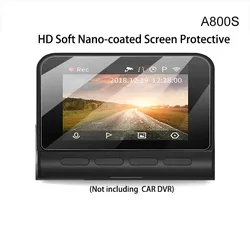 for 70Mai 4K A800s A810 HD Soft Nano-coated Screen Protective for 70Mai Dash Cam Film Nano proof Film 3pcs