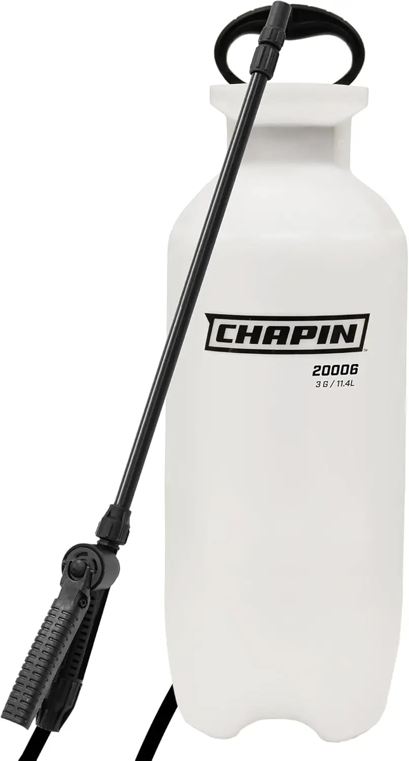 

3-галлонный полупрозрачный полипропиленовый опрыскиватель с насосом и регулируемой насадкой для внесения удобрений, борьбы с сорняками и вредителями на газонах и в садах