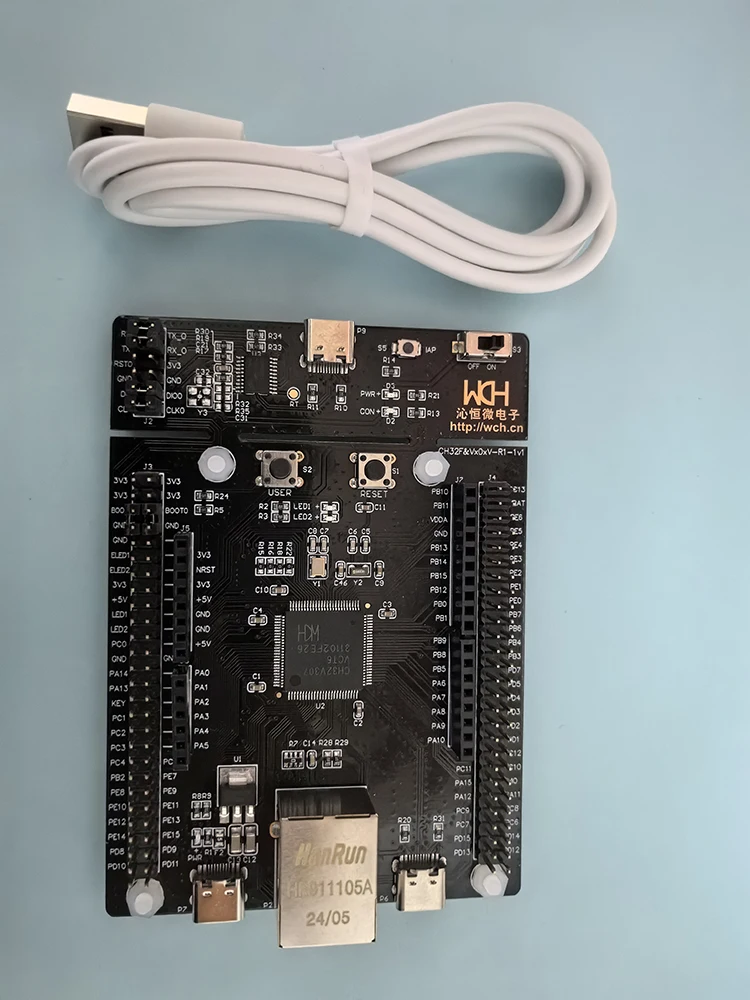 Placa de desenvolvimento de microcontrolador CH32V307-EVT Placa de avaliação RISC-V