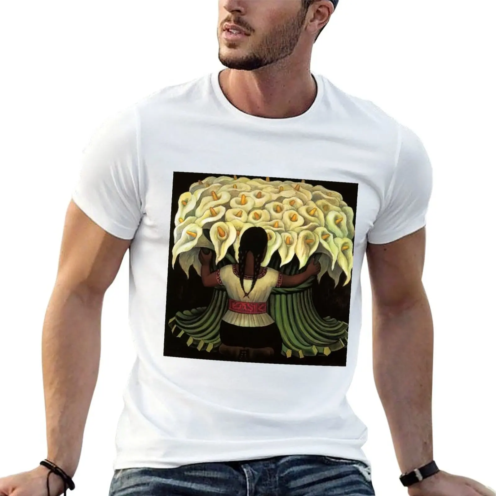 Diego rivera famous paintings T-Shirt Sweat Absorbing Sports Tee Shirt