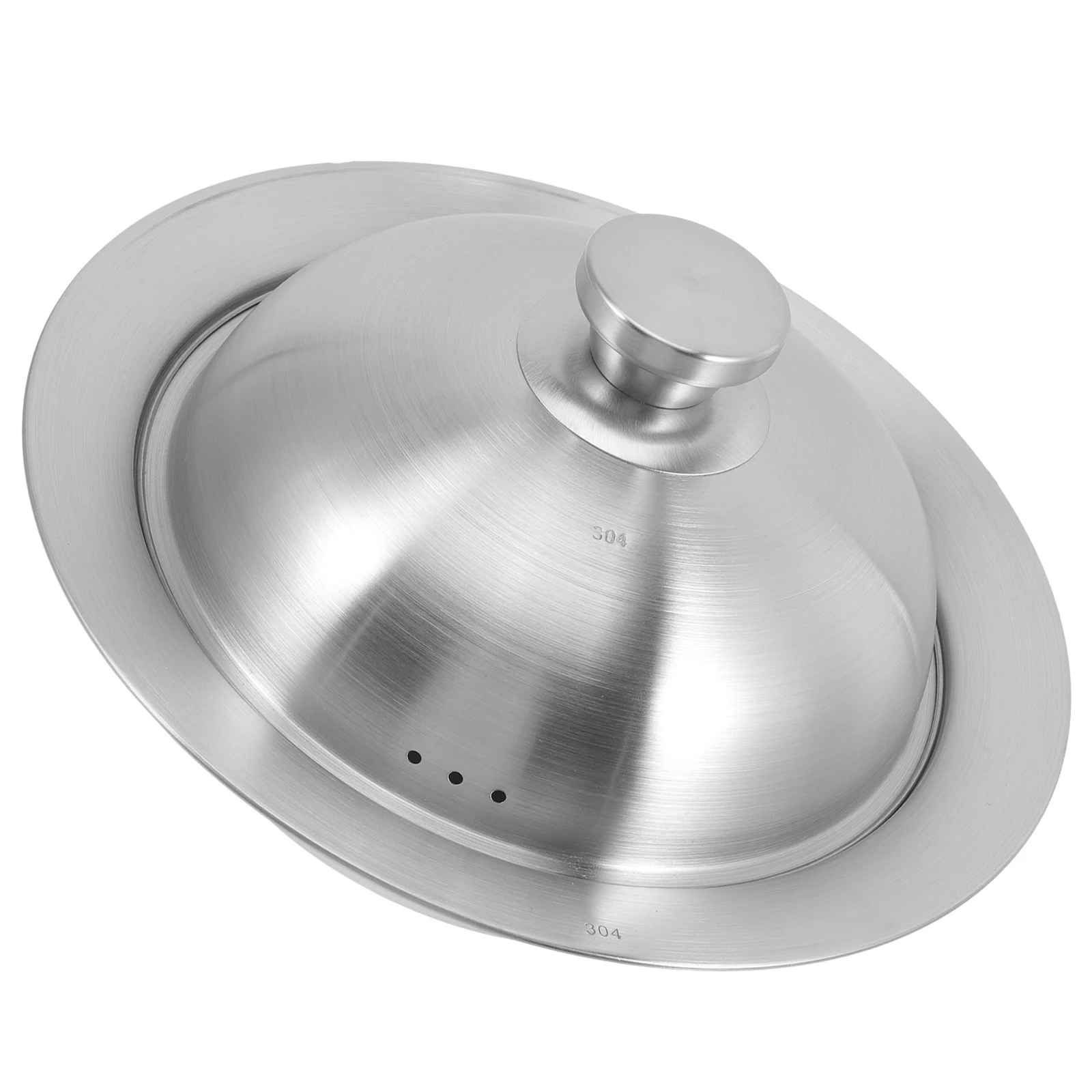 

Stainless Steel Steaming Plate With Fine Holes Fast Steaming Kitchen Tableware Serving Tray For Dumplings Snacks