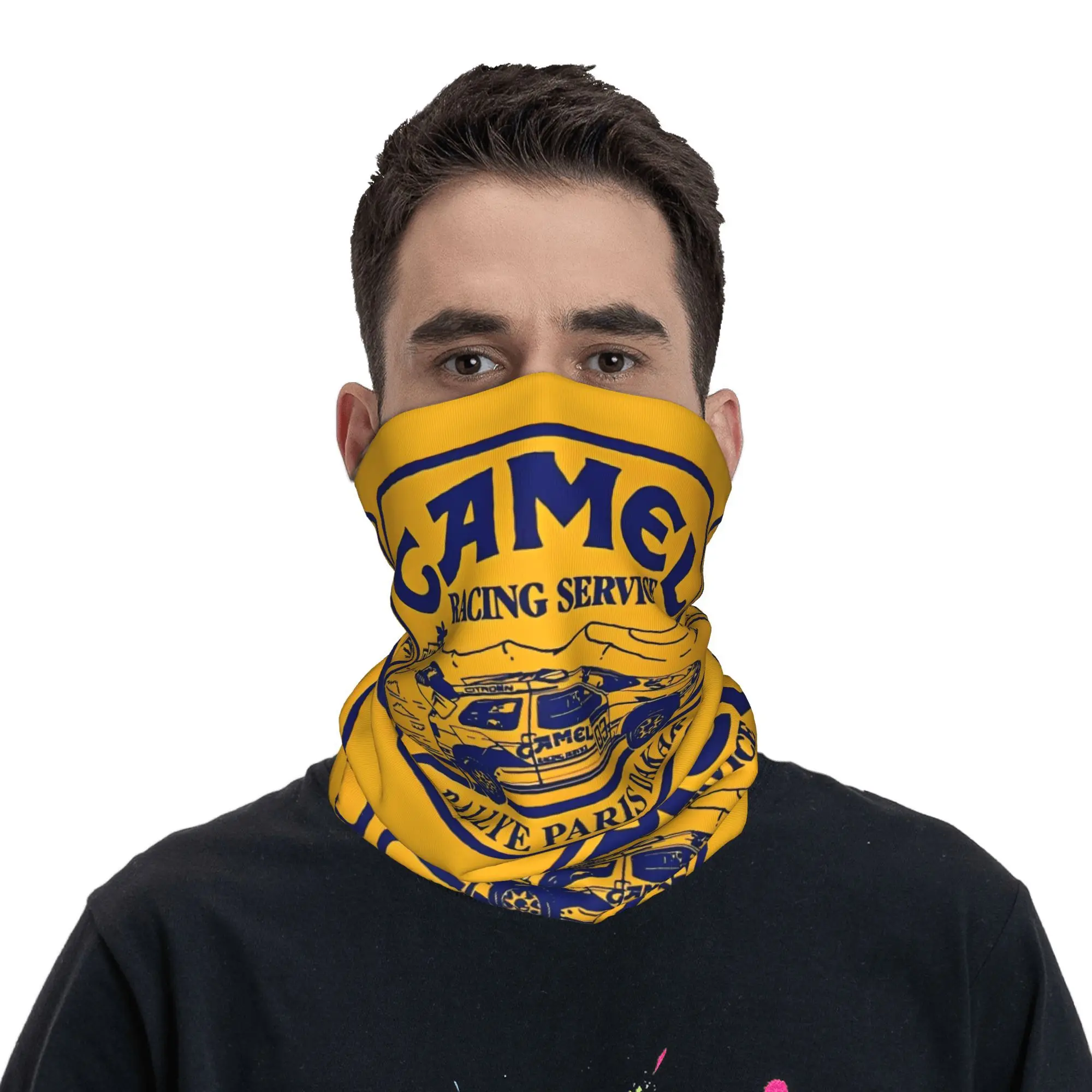 سباق باندانا الرقبة الجراب مطبوعة الجمل الكأس على الطرق الوعرة مركبة الوجه وشاح متعدد الاستخدام بالاكلافا ركوب للرجال النساء الكبار