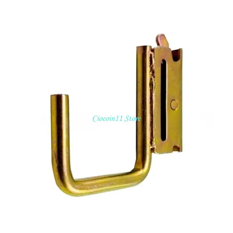 Y1UB Pack of 6 Heavy Duty Iron J Hooks Offering Corrosion Resistance and Enhanced Durability on E Track Guards for Longevity