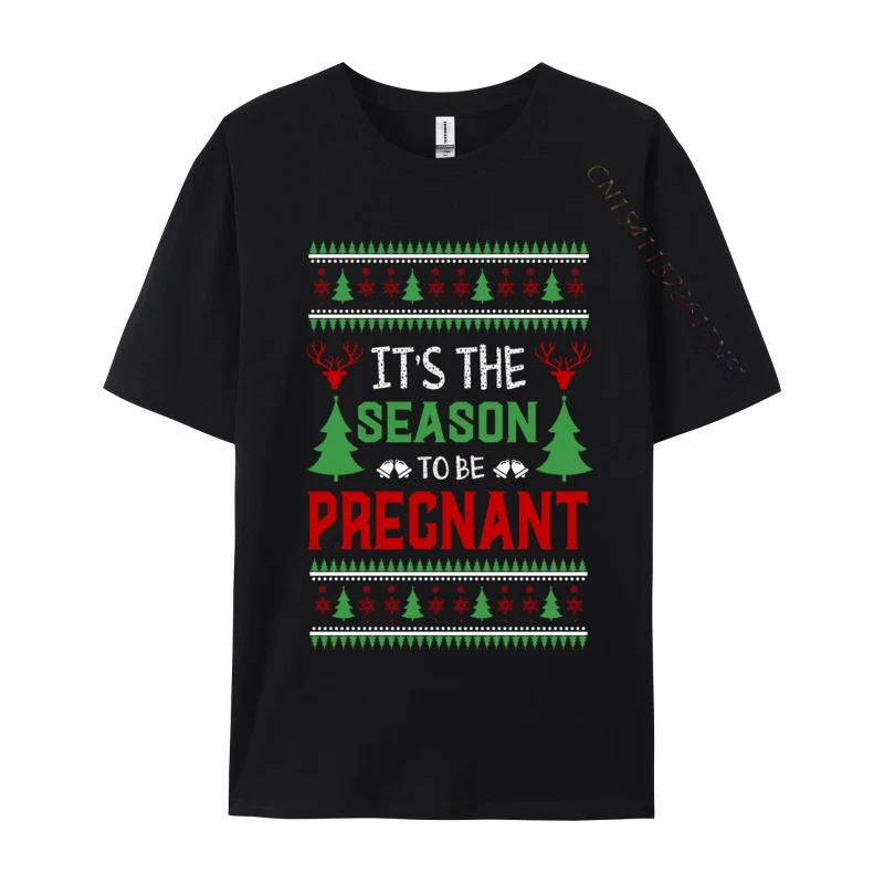 Cute Pregnancy Announcement Ugly Sweater Christmas Sarcastic Funny Christmas Gift T-Shirt Adult New Coming Tops Shirts