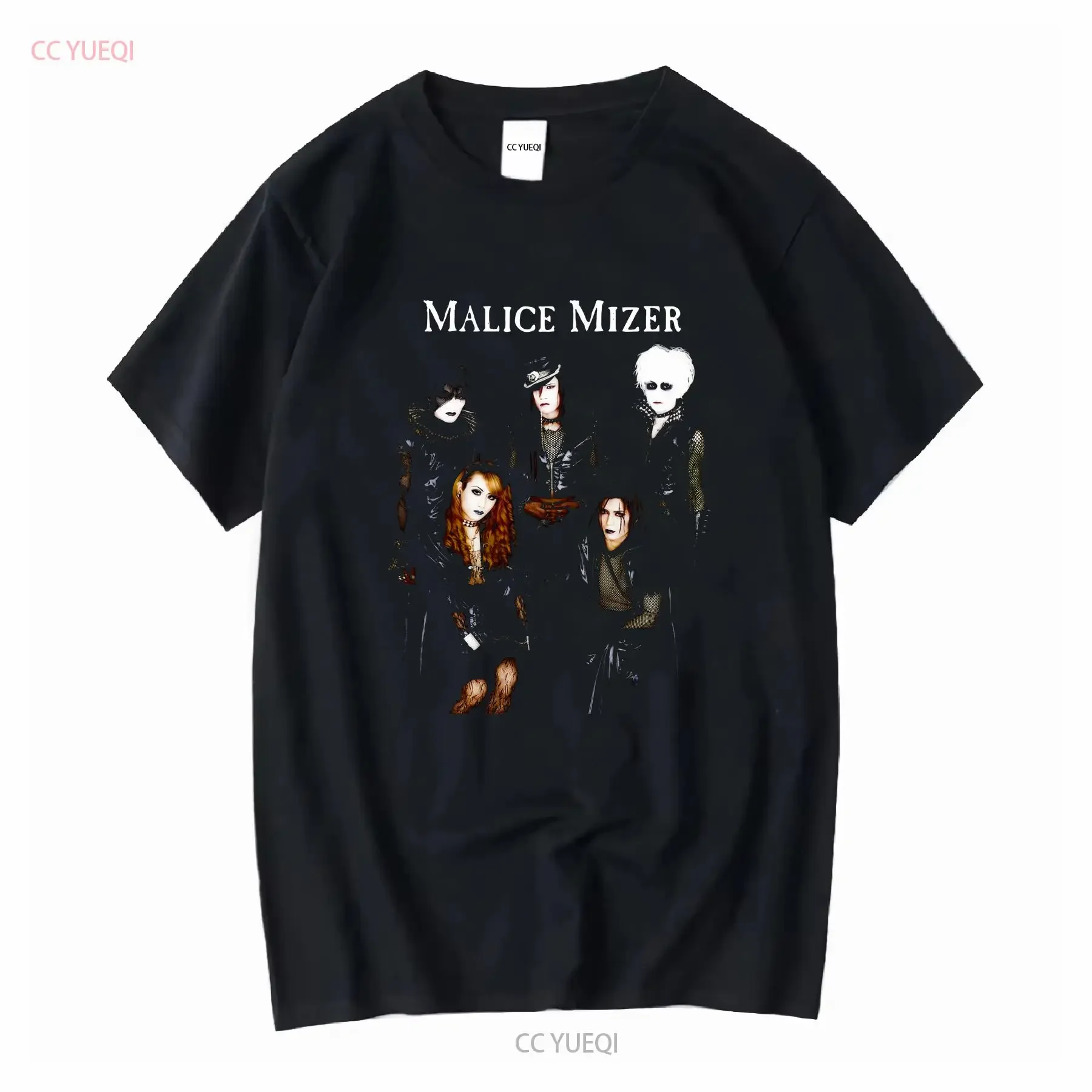 New Malice Mizer Visual Kei For Fans best shirt vintage Washed homme fashion Unisex Stretched Soft Casual Stylish graphic