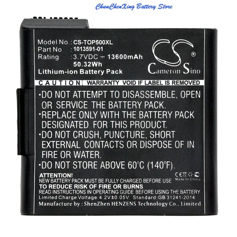 

10400mAh/13600mAh Battery for Sokkia SHC-5000, For Carlson RT3, For Topcon FC-5000