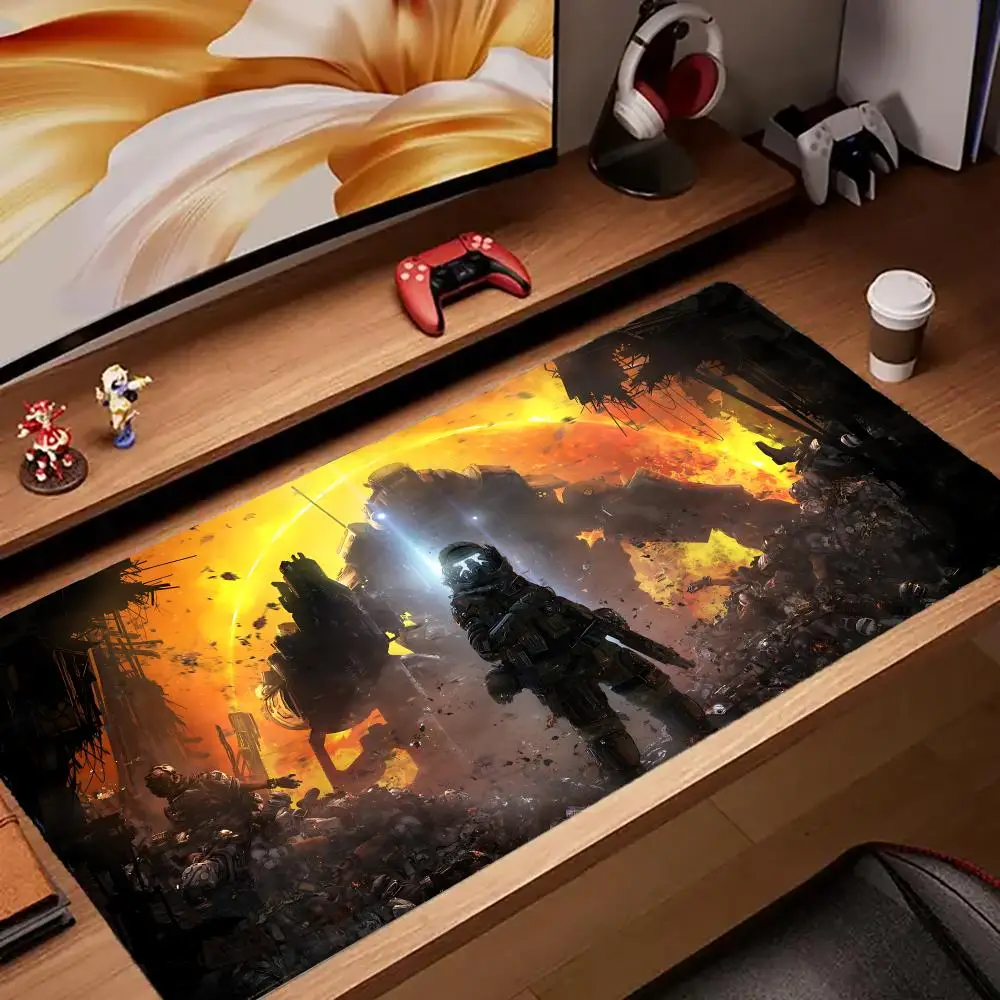 

Titanfall Mouse Pad Keyboard Mouse stitch Mouse pad,Desk Mats,Gaming Accessories,PC Parts XXL90x40cm