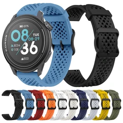 22mm Sport Breathable Bracelet For COROS Pace 3 Strap For COROS APEX 2 Pro Apex 46mm Silicone Watch Strap Smartwatch Band correa