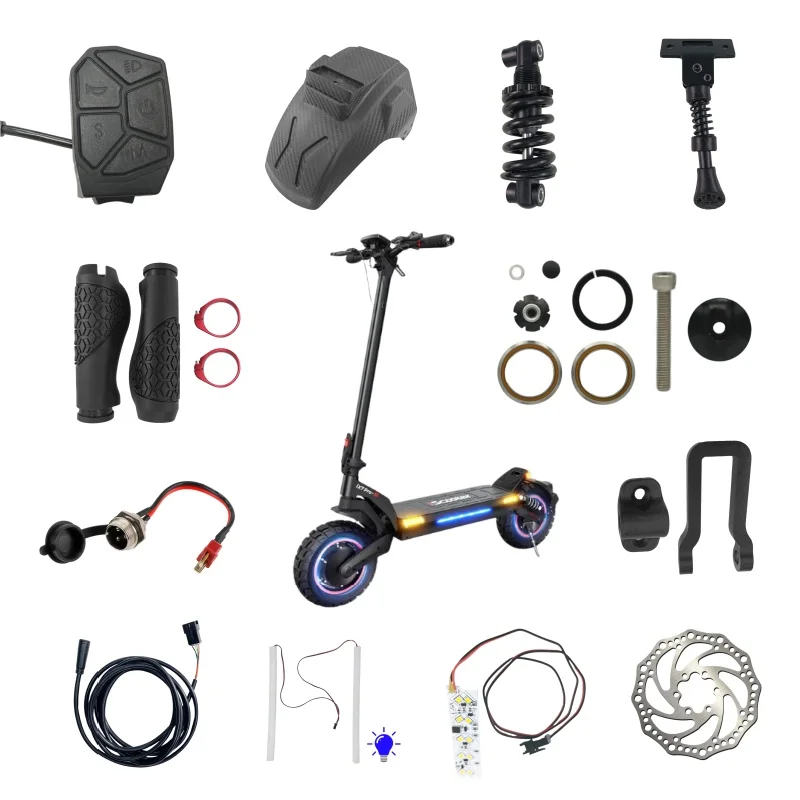IX7 Pro Scooter varias piezas de repuesto iScooter iX7 Pro Scooter Eléctrico interruptor tablero guardabarros manija de freno Accesorios