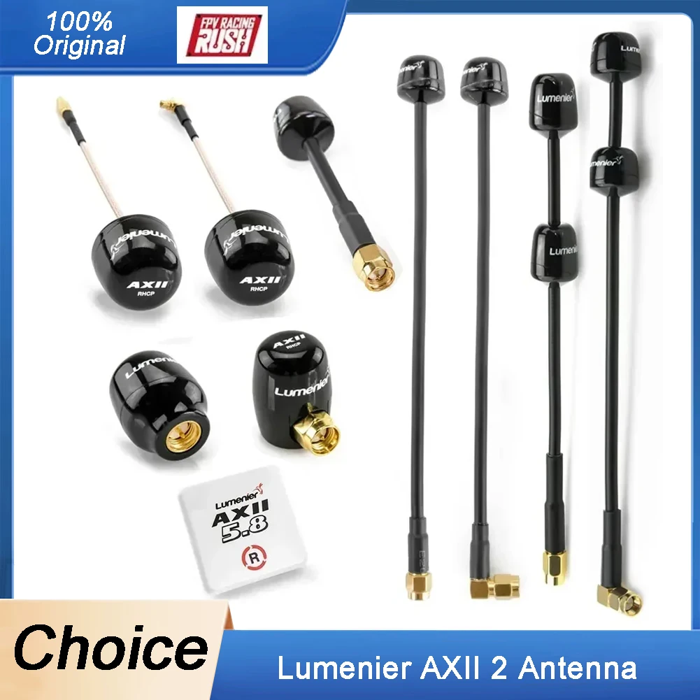 

Lumenier AXII 2 5,8 ГГц 2,2 дБи Коэффициент усиления FPV Антенна MMCX/Patch/Double/Stubby/Long Range/SMA Антенна RHCP для RC FPV Racing Drone