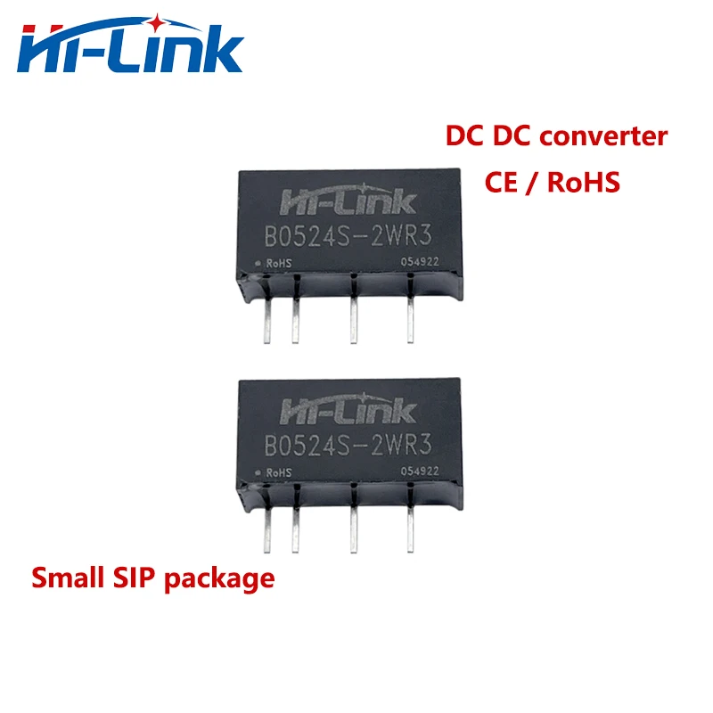 

Free Shipping 50pcs/lot Hi-Link B0524S-2WR3 2W 24V 42mA DC DC Converter Power Supply Intelligent Module In Stock Wholesale