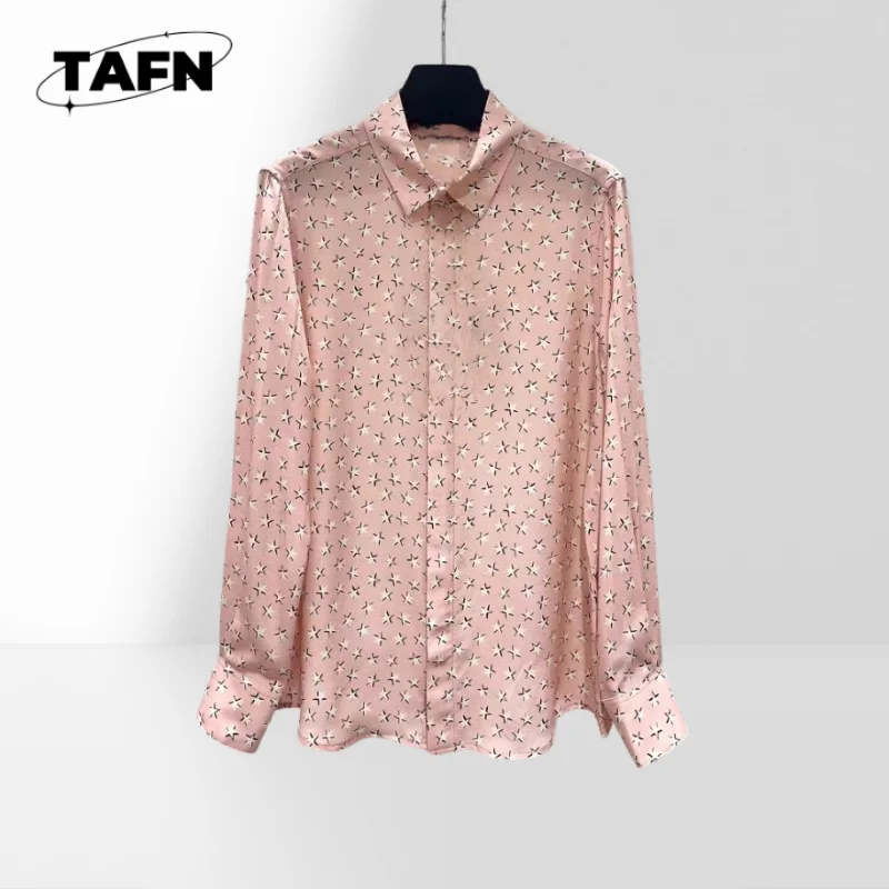 

Ladies Tie Neck Shirt Office Elegant Long Sleeve Blouse Ladies Floral Blouse Chiffon Long Sleeve Casual Shirt AH01120