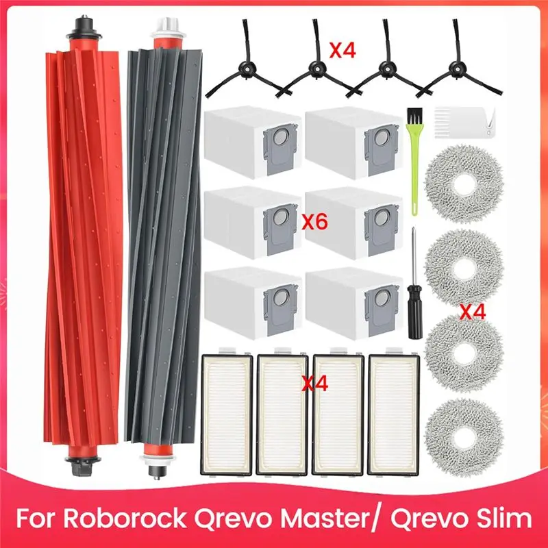 

Комплект аксессуаров A40Z для роботов-пылесосов Roborock Qrevo Master и Qrevo Slim, запасные части