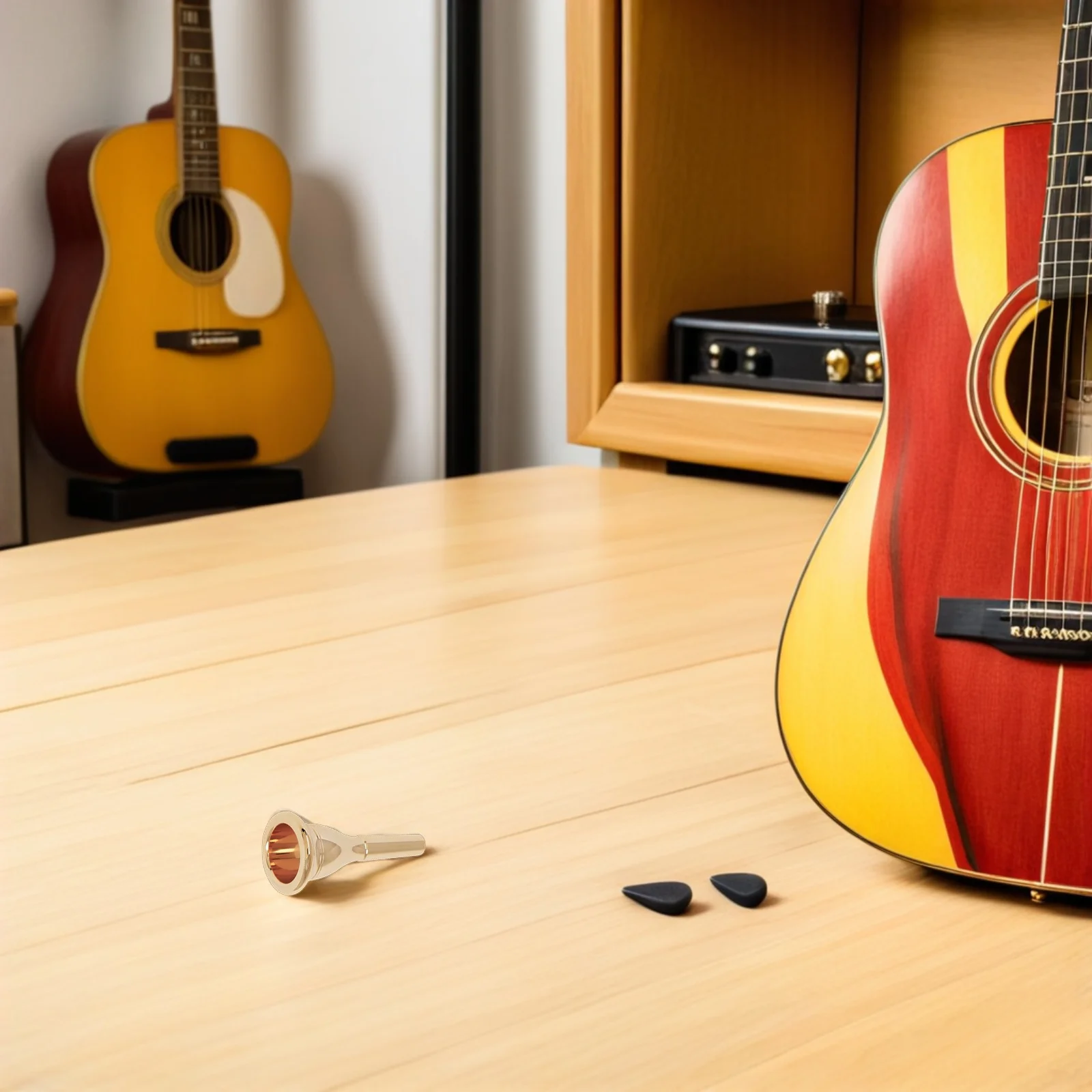 

Premium Tuba Mouth Tuba Accessory 13.3mm Brass Mouthpiece for Trombone Large Horn Professional Instrument Part Durable Finish