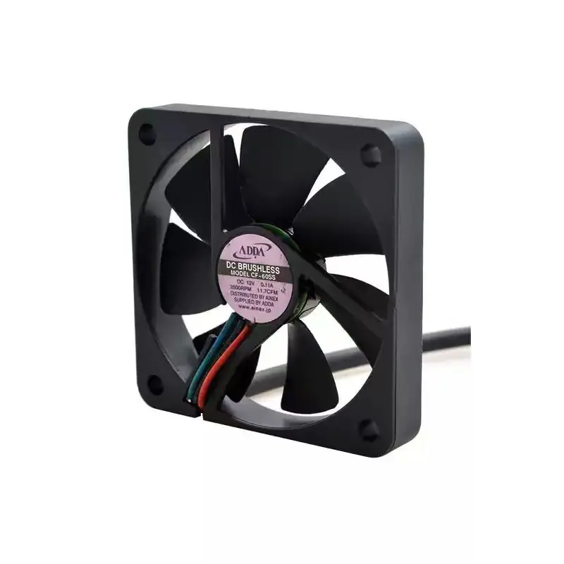 Original For ADDA AD0612LB-G76 12V 0.11A 3500RPM 6010 60mm Ultra Thin Slim Silent DC Brushless Fan for Mini PC Case Projector