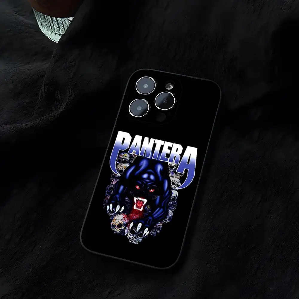 Panteras Music Mouse Pad Funda para iphone 14 16 13 11 15ProMax 12 Pro Max Mini Xr Xs X 7 Plus