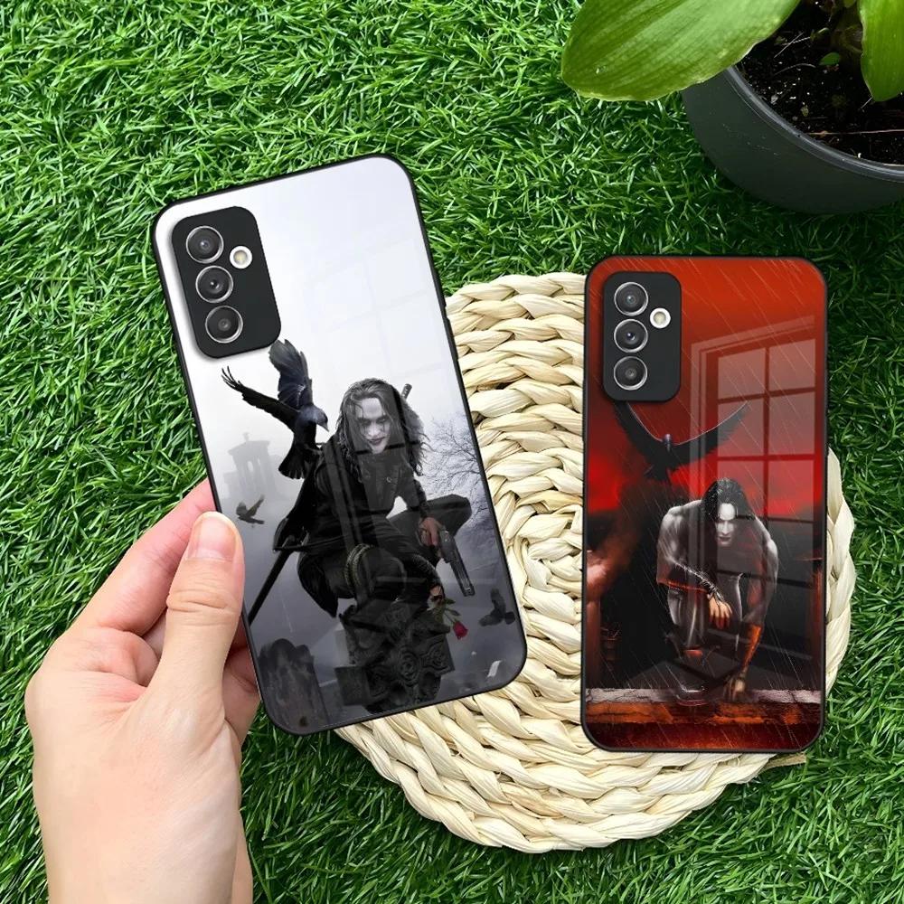 Thriller T-THE-C-CROWS movie Phone Case for Samsung Galaxy S24 S23 S22 S21 S20 A24 A34 A54 A53 Note20 M54 Fe Ultra Plus Glass