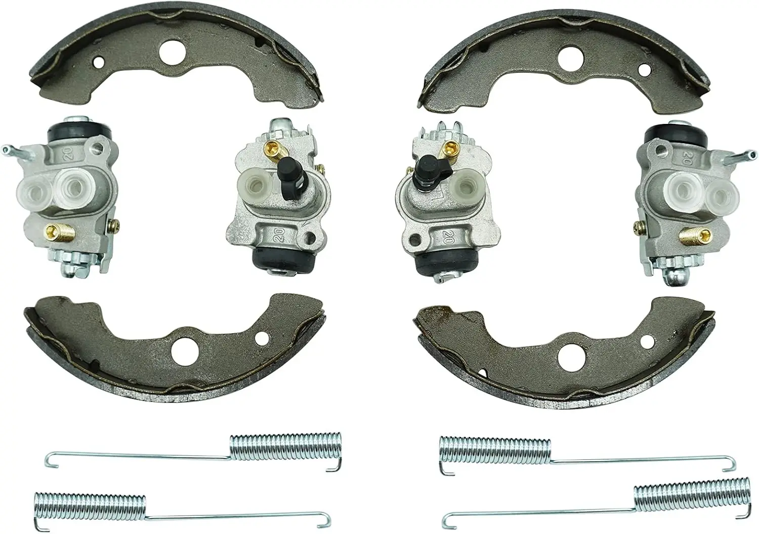 

Front Brake Wheel Cylinders with Shoes for Honda ATV TRX300FW & TRX350 Models, All Four Set