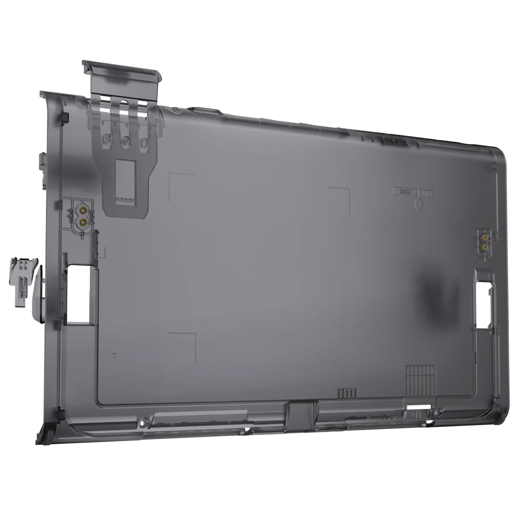 

eXtremeRate for Nintendo Switch 2 Replacement DIY Back Plate (Without Kickstand) - Clear Slate Black