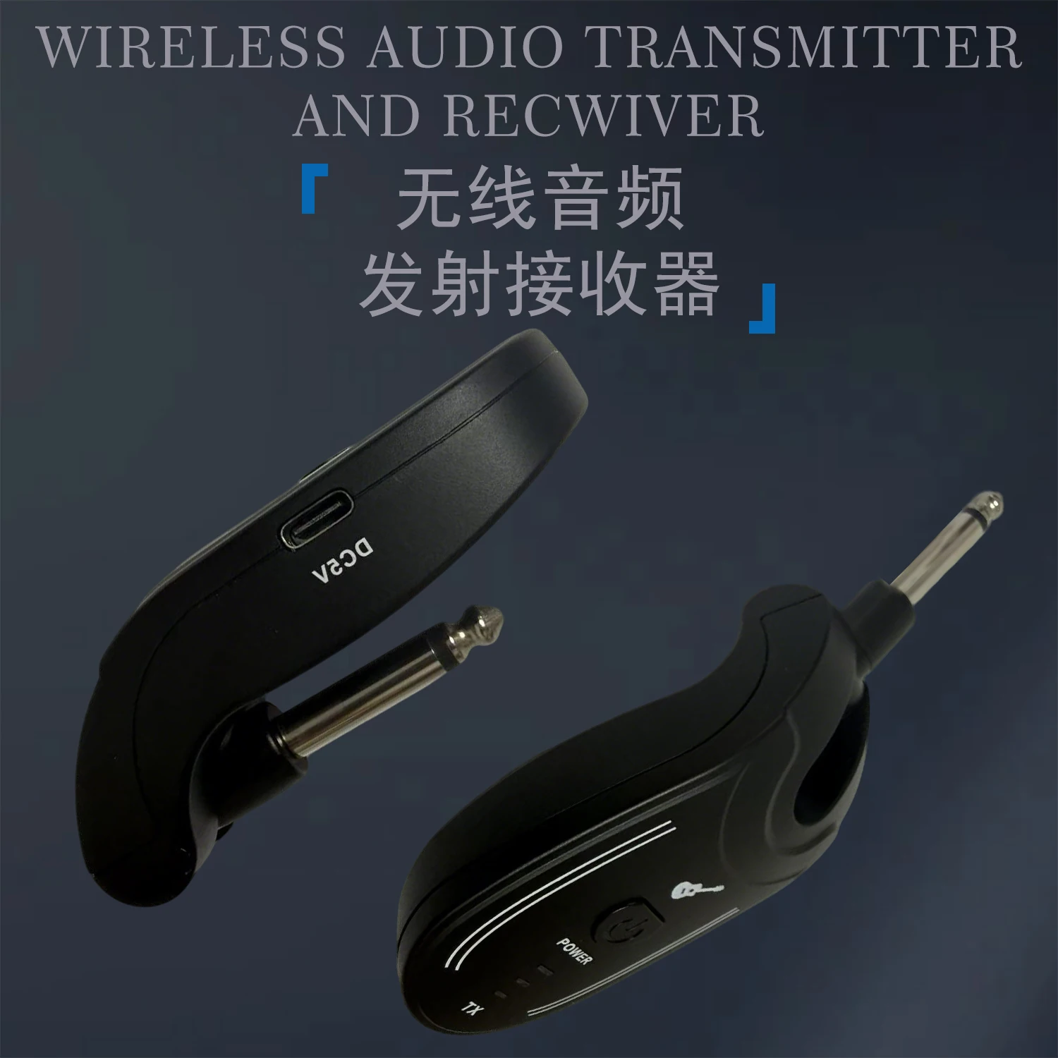 

GAW-A9 Professional Wireless Guitar Receiver Audio Transmitter One-to-One Transmitter Receiver Performance Musical Instrument Ac