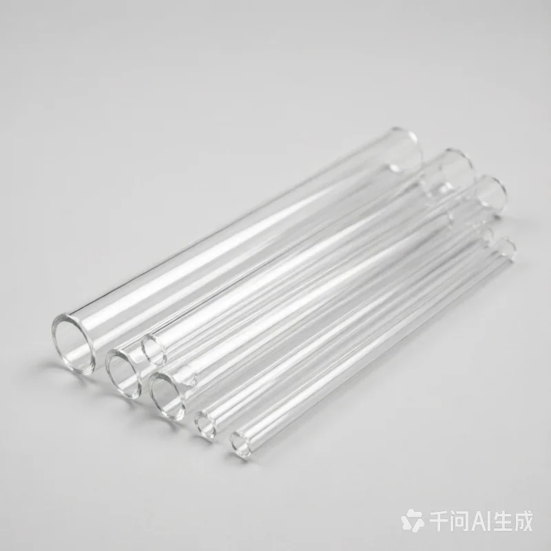 10Pcs Quartz Capillary Tube, High Temp Resistant Fused Silica Glass Capillary for Lab & Microfluidics