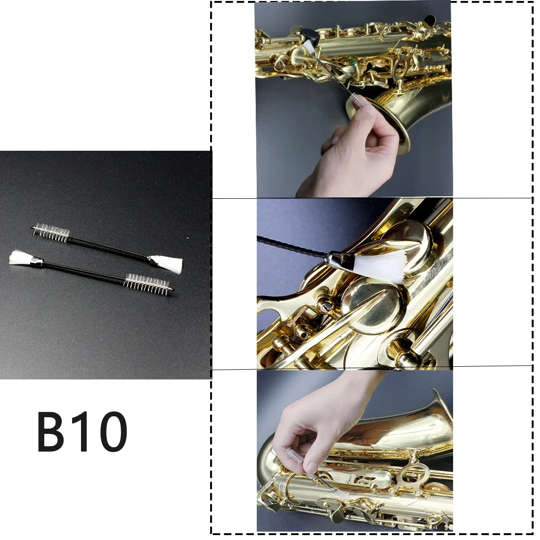 Instrument Ceaning Brush Colourful Musical Instruments Cleaning Tools for Saxophone/Clarinet/Flute/Piccolo/Trumpet/Cornet