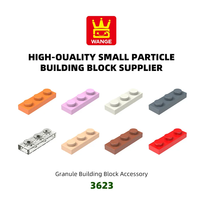 Wange 206 Teile/los 3623 Dünne 1X3 Baustein Moc Klassische Zubehör Kompatibel mit Ziegel Kinder Spielzeug Kreative