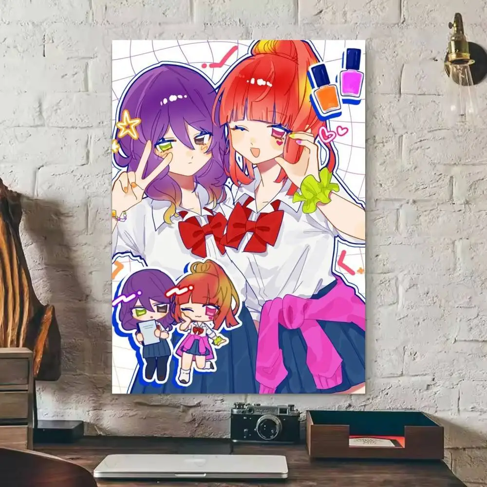Safebooru Anime Game   Poster Waterproof HD Art Wall Decal Self-Adhesive Print