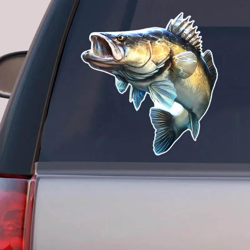 Fishing Enthusiasts Toolbox Fishing Car Sticker Waterproof Vinyl Decal on Bumper Rear Window Motorcycle Decoration Decal XSH812