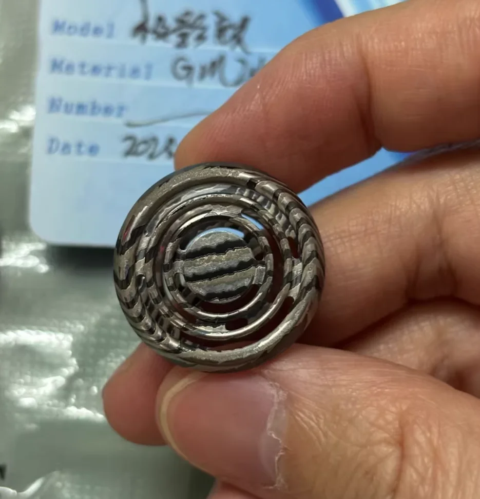 Used EDC JZ mosquito coil zircuti button 24.5*12.5mm spinner fidget decompression toy