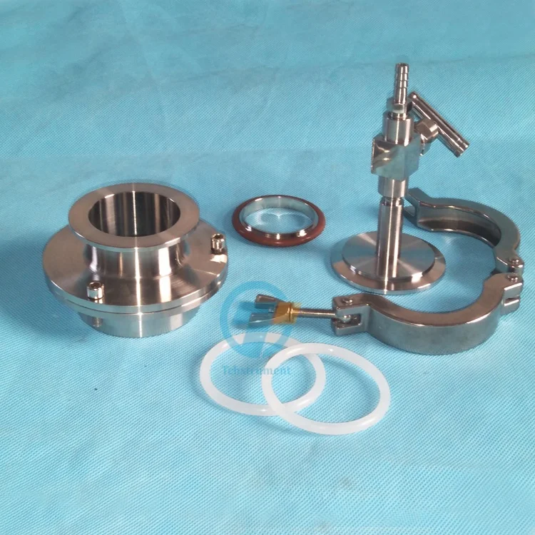 Stainless Steel quick clamp Flange vacuum sealing assembly for tube vacuum furnace with factory price