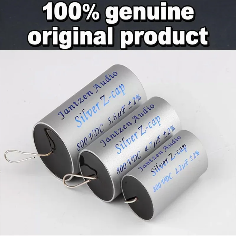 1pcs 100% Original Denmark Jantzen Audio Silver Z-Cap 0.15uf-18uf 800V 1200V Nitrogen Filling HiFi Fever Capacitor