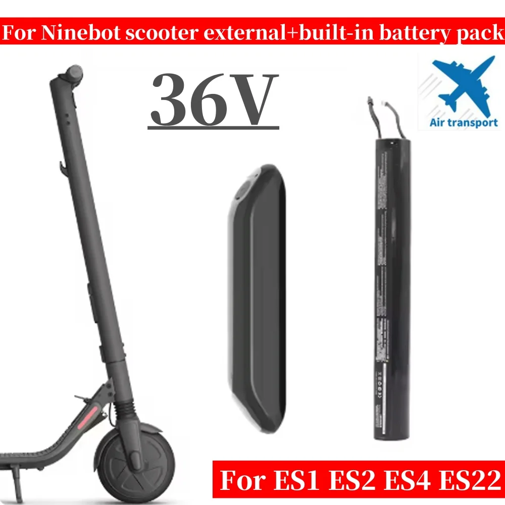 

For Xiaomi Segway Ninebot ES1 ES2 ES4 E22 External Battery With Bracket or Built-in 36V 5200mah Lithium Battery pack
