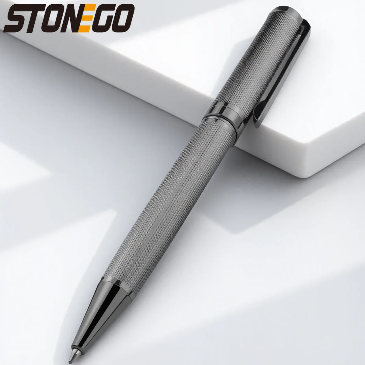 

Выдвижная шариковая ручка среднего размера 1 0 мм, черные чернила, ручка для подписи, стиль герба, металлический корпус, офисные письменные школьные принадлежности