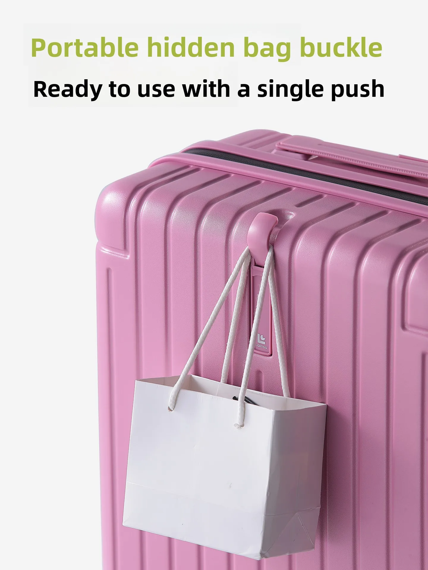 라이트고 2026 여성용 초경량 20인치 캐리어 PC 소재 고급 여행용 수하물 기내 반입용 케이스