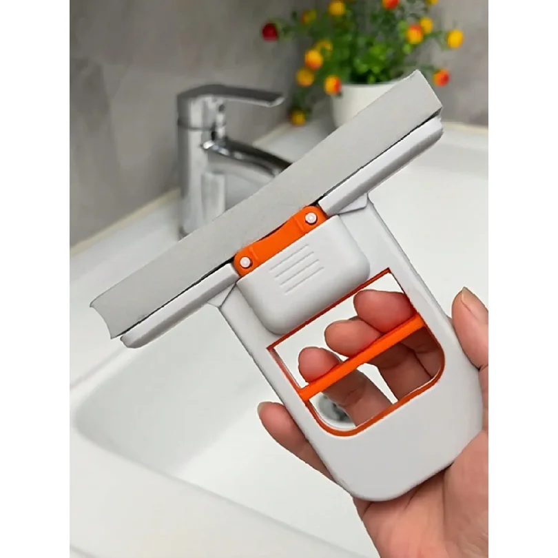 1pc expandable cloths - wet and dry cleaning, compact space saving design, multifunctional cleaning tool, stylish handle design
