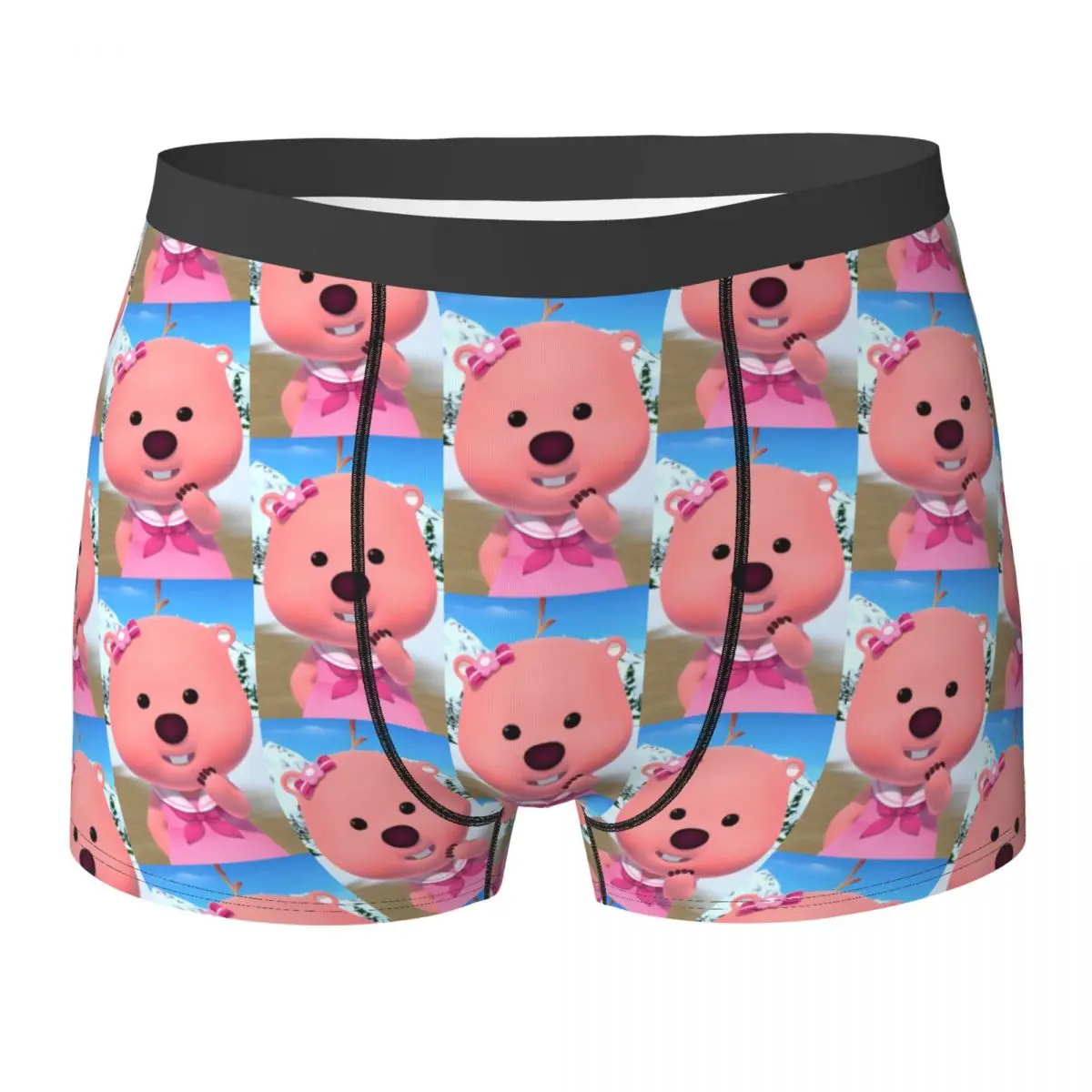 

Korea Zanmang Loopy Underwear Man Underpants Customs Novelty Trunk Quality Shorts Briefs Plus Size