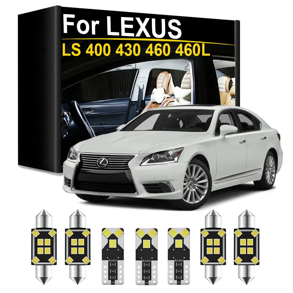 Interior LED Light Kit For LEXUS LS 1990- 2001 2002 2003 2004 2005 2006 2007 2008 2009 2010 2011 2012 2013 2014 2015 2016 2017