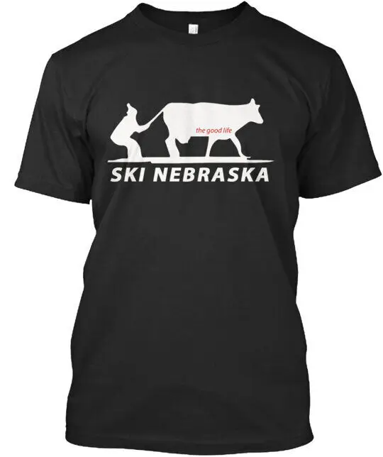 Ski Nebraska T-Shirt Made in the USA Anime Pattern Clothing Cotton Short SleeveUnisex T-shirts for Men Women Summer Tees 