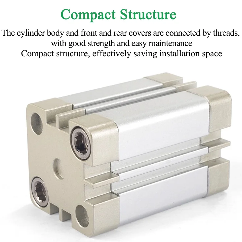 AirTAC ACE Compact Thin Pneumatic Cylinder Magnetic Internal Thread Double Action ACE12 16 20 25 32 40 50-5/10/15/25/50/70/150S