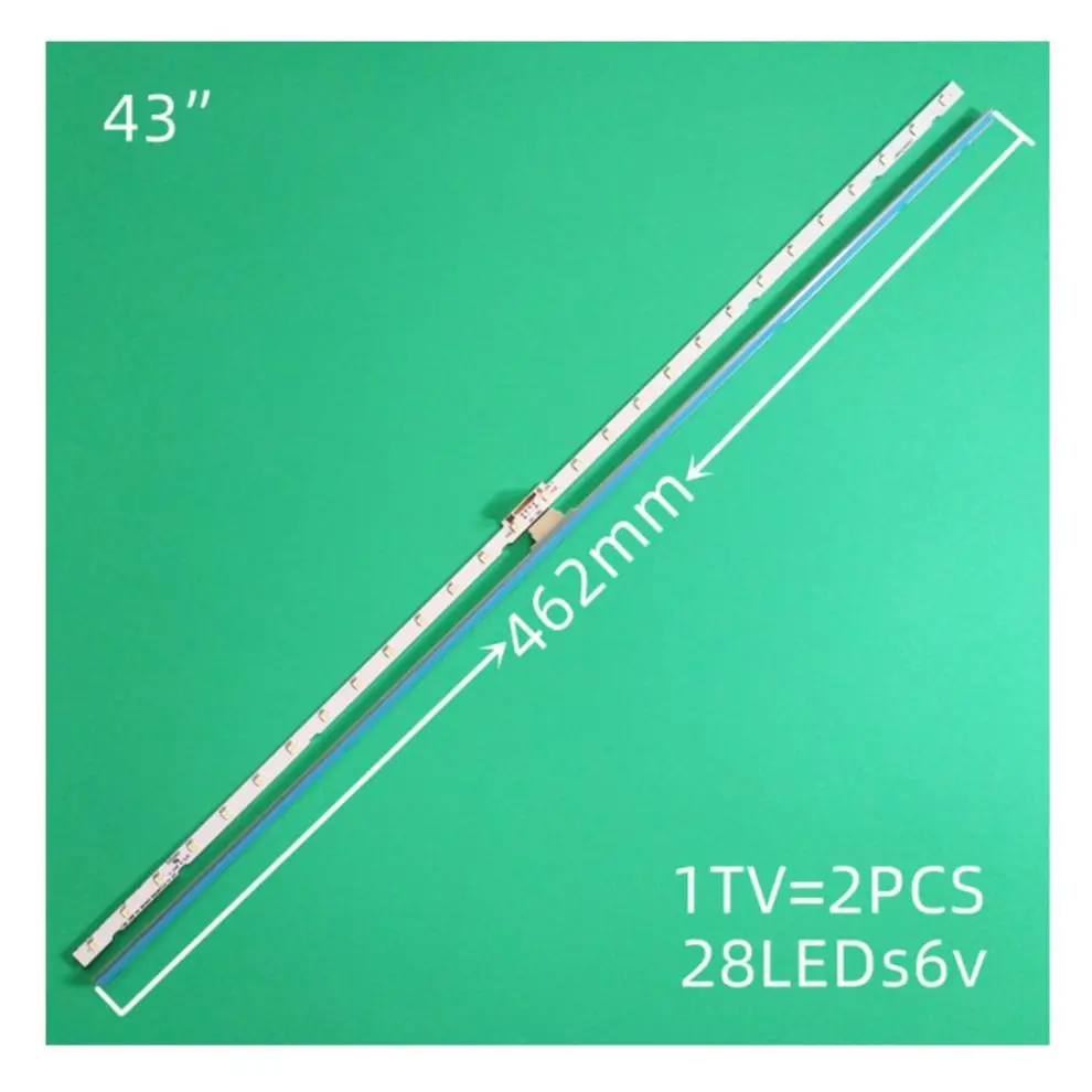 

Backlight LED strip (2) for Samsung 43NU7100 UE43NU7100 UN43NU7100 UE43NU7100U AOT_43_NU7100F UE43NU7120U UE43NU7170U BN96-45954