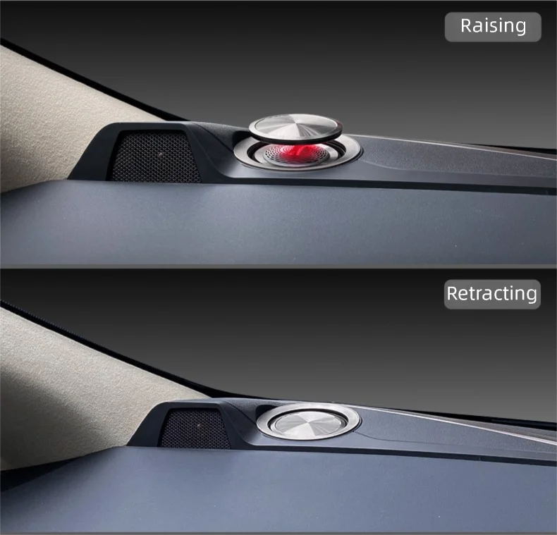 Lifting Tweeter Speaker Car Electric Lift Stereo Ambient Lighting for Alphard 2016-2021