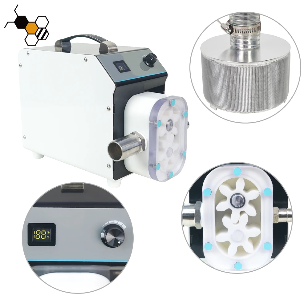 2023 Automatic Honey Gear Pump for Shampoo Lotions Honey 0-500L/H Adjustabletransfer Filter Pump