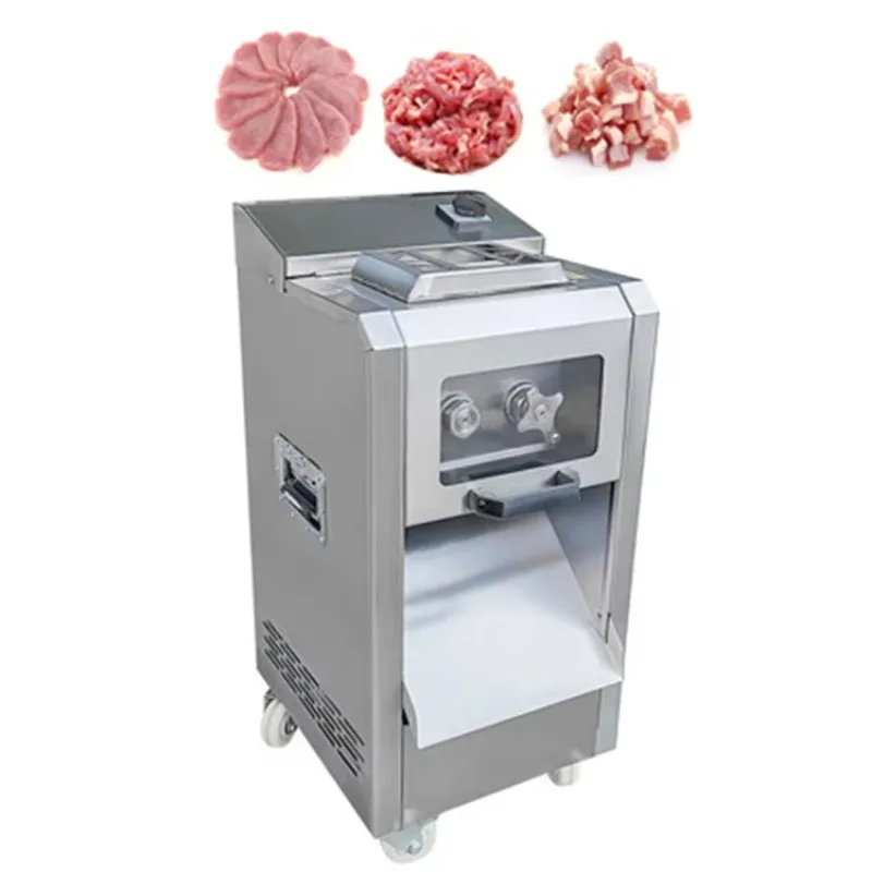 

2025Stainless Steel Meat Strips Slicing Cutting Machine Chicken Cube Cutter Machine Multifunctional Meat Cutter Machine