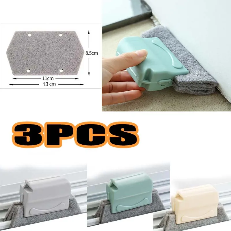 2 في 1 أداة تنظيف الأخدود الإبداعية نافذة الأخدود تنظيف الملابس نافذة تنظيف فرشاة النوافذ فتحة فرشاة تنظيف فرشاة الأخدود #1